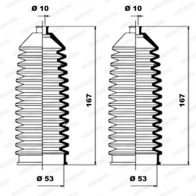 Burduf bieleta directie MOOG K150067