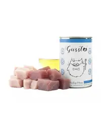 GUSSTO Cat Fresh Turkey&Tuna CARNE PROASPĂTĂ DE CURCAN CU TON 400 g