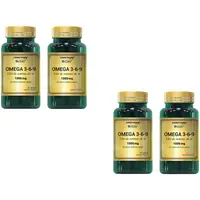 Pachet Ulei de Seminte de In (Omega 3-6-9) 1000mg 2x60cps + 2x30cps