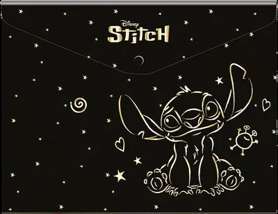 Dosar cu capsa Cool Pack - A4, Stitch Gold