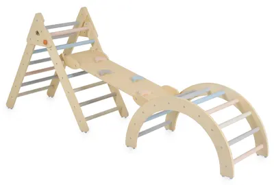 Dispozitiv combinat pentru copii Moni Toys - Triunghiul lui Pickler 3 în 1