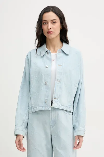Calvin Klein Jeans jachetă pentru femei. din denim