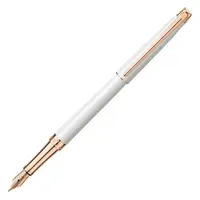 Stilou Caran d'Ache Leman - Slim White Rose Gold F