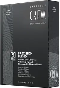 American Crew Vopsea de par, tonuri inchise, 3 x 40 ml