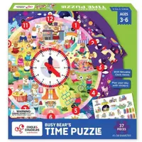 Puzzle - ursuletul invata ceasul