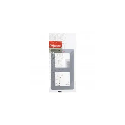 Plate Valena Life - 2 module - aluminiu