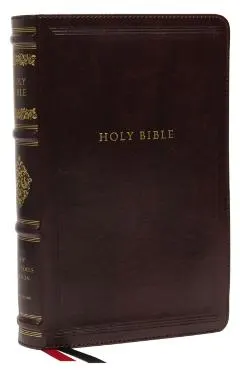 Nkjv, Personal Size Reference Bible, Sovereign Collection, Leathersoft, Brown, Red Letter, Thumb Indexed, Comfort Print: Holy Bible, New King James Ve
