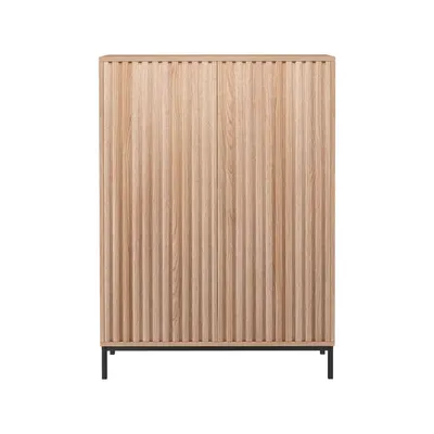 Dulap în culoare naturală cu aspect de lemn de stejar 80x110 cm Celine - Støraa