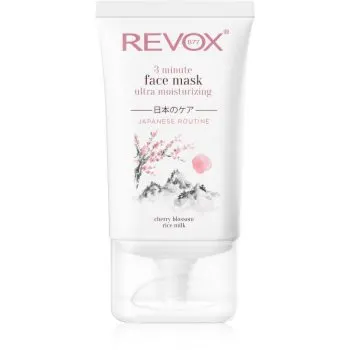 Revox B77 Japanese Routine 3 Minute Face Mask Ultra Moisturizing masca pentru hidratare intensa faciale