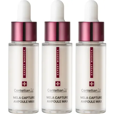 Expert Madeca Mela Capture Ampoule Max, ser concentrat anti-pete și iluminator, 3 x 15 ml, Centellian
