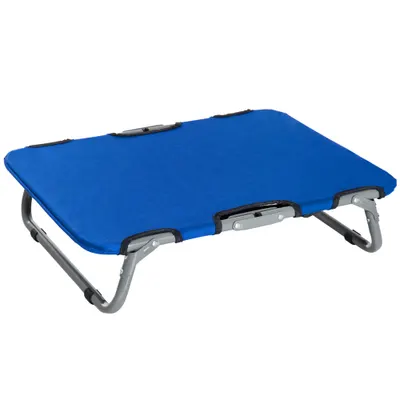 PawHut Saltele Pliabile Oxford pentru Câini, Confort Exterior/Interior, Albastru, 59x46x15cm | Aosom Romania