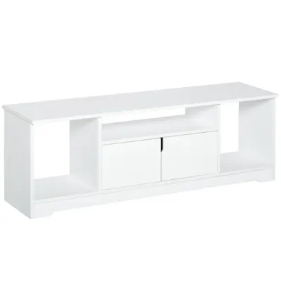 Mobilier Suport TV de pana la 45" HOMCOM cu Dulap si Etajere | Aosom Romania