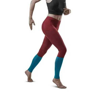 Colanti de alergare - Run compression Tights 3.0 W - Rosu Inchis I Petrol