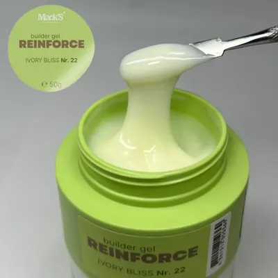 Reinforce Builder Gel Ivory Bliss 22/50g Macks - REBGCD-50