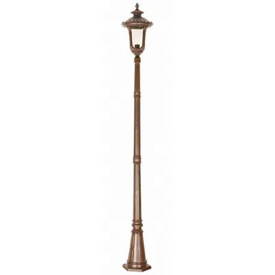 Stalp decorativ pentru exterior, iluminat gradini parcuri, Chicago 1 Light Medium Lamp Post
