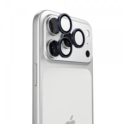 Folie de protectie Camera Spate Torras Lensguard pentru Apple iPhone 17 Pro Max / 17 Pro, Sticla Securizata, Albastra
