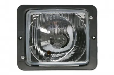 Farul universal Dreapta Stanga (R2 T4W, 12 24V, latime 173mm, inaltime 144mm, adancime: 99mm, transparent, plastic, negru, Lampi de pozitie)