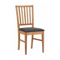 Scaun de dining din lemn de stejar Rowico Mimi, maro