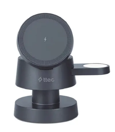 Încărcător auto ttec - AirCharger Quattro Mini, 20W, USB-C, MagSafe, negru