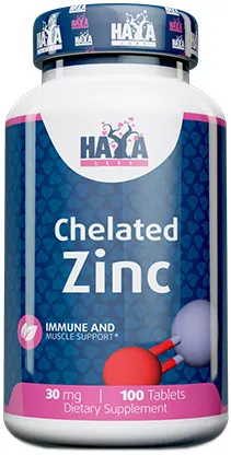 Zinc Bisglycinate, 30 mg, 100 tablete, Haya Labs