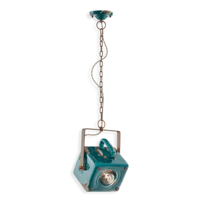 Lustra, lampa suspendata RETRO INDUSTRIAL FINISH VIV - VINTAGE VERDE C1652