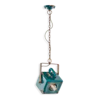 Lustra, lampa suspendata RETRO INDUSTRIAL FINISH VIV - VINTAGE VERDE C1652