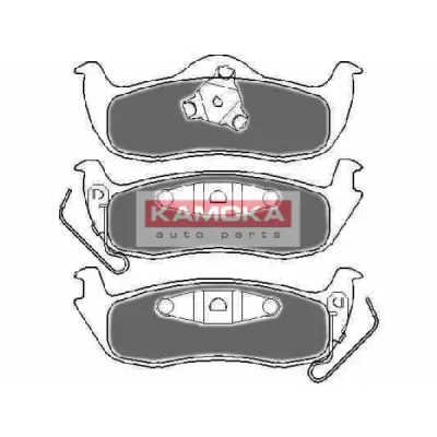 Set placute frana, frana disc KAMOKA JQ1018150