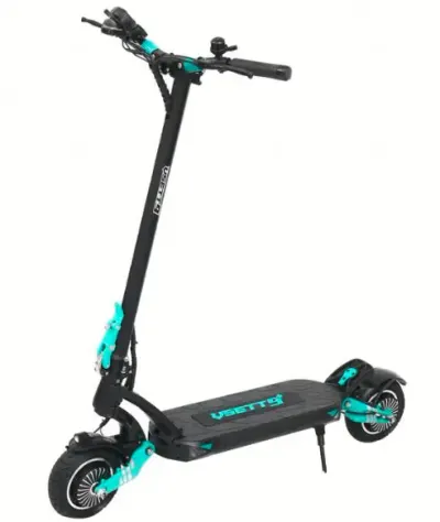 Trotineta electrica VSETT 9+ Pro, Baterie LG 48V/21AH, Autonomie 100Km, Viteza 53 Km/h, Motor 2 x 650W, Roti pneumatice 8.5inch (Negru/Albastru)