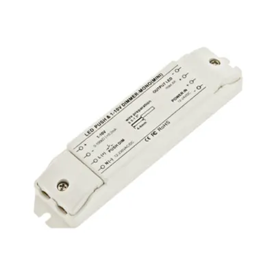 LED Push & 1-10V Dimmer Mini Mono