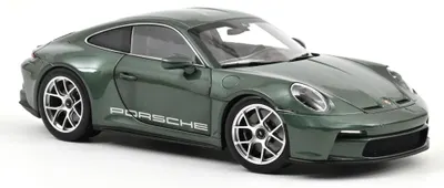 Model de colecționar NOREV Modern: Mașini - Porsche 911 S/T, Malachite Green Metallic, 2023