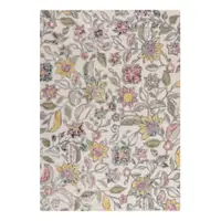 Covor crem țesut manual din lână 200x290 cm Tania Floral – Flair Rugs