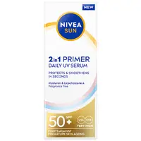 Ser primer UV cu protectie solara SPF50+ 2 in 1, 30ml, Nivea