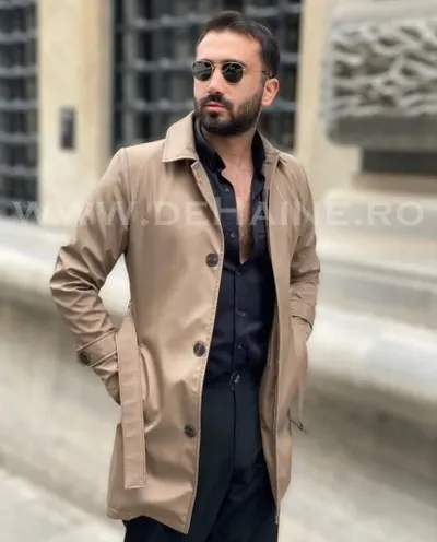 Palton barbati slim fit cu defect R2274 P20-1.3