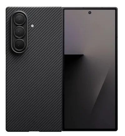 Husă Pitaka - Ultra Slim, Galaxy Z Fold 7, Gri/Negru