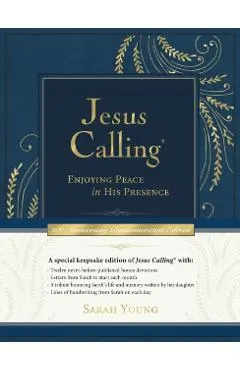 Jesus Calling -New- Commemorative Edition: Enjoying Peace in His Presence (a 365-Day Devotional, Includes 12 New Bonus Devotions and 12 Letters from t