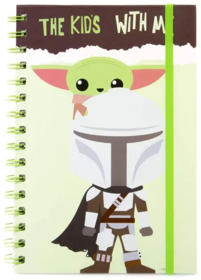 Carnet de notițe Pyramid Television: The Mandalorian - The Kid's With Me, format A5