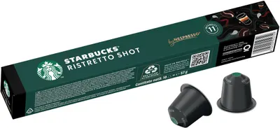 Capsule de cafea STARBUCKS pentru Nespresso - Ristretto Shot, 10 băuturi