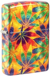 Brichetă Zippo - Cannabis Design, Colorful Leaves