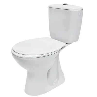 Set vas wc cu rezervor si capac duroplast, evacuare verticala, Cersanit President