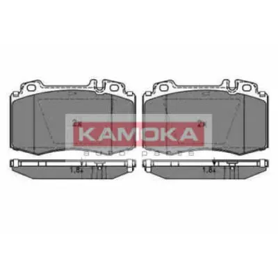 Set placute frana, frana disc KAMOKA JQ1012852