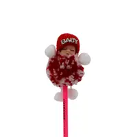 Creion figurina Bebelus rosu 22 cm