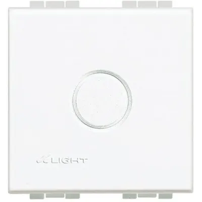 Obturator cu forma decupata LiVing Light - Alb - 2 module