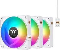 Ventilatoare Thermaltake - CT140 EX ARGB, 140 mm, 90.3 CFM, 3 bucăți, albe
