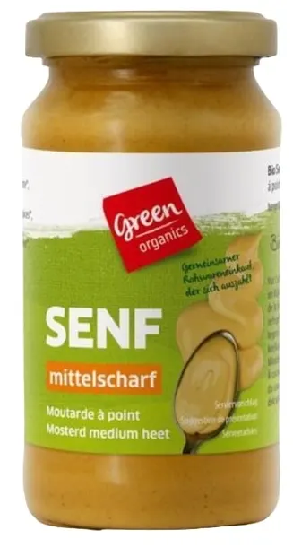 Muștar, mediu picant, 200 ml, Verde