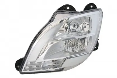 Far stanga (H1 LED PY21W, manual, insertii crom, Semnalizator transparent) DAF CF, XF dupa 2012