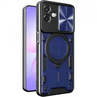 Husa pentru Samsung Galaxy A07 4G A075, Techsuit, CamGuard Pro, Albastra