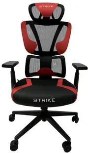 Scaun de gaming RFG - STRIKE, negru/roşu