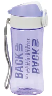 Sticlă de apă BackUp 6 A - 400 ml, mov