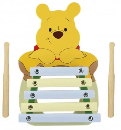 Xilofon din lemn Orange Tree Toys - Winnie the Pooh