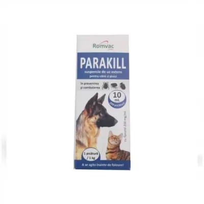 Solutie antiparazitara Parakill 10 ml, 200 picaturi
